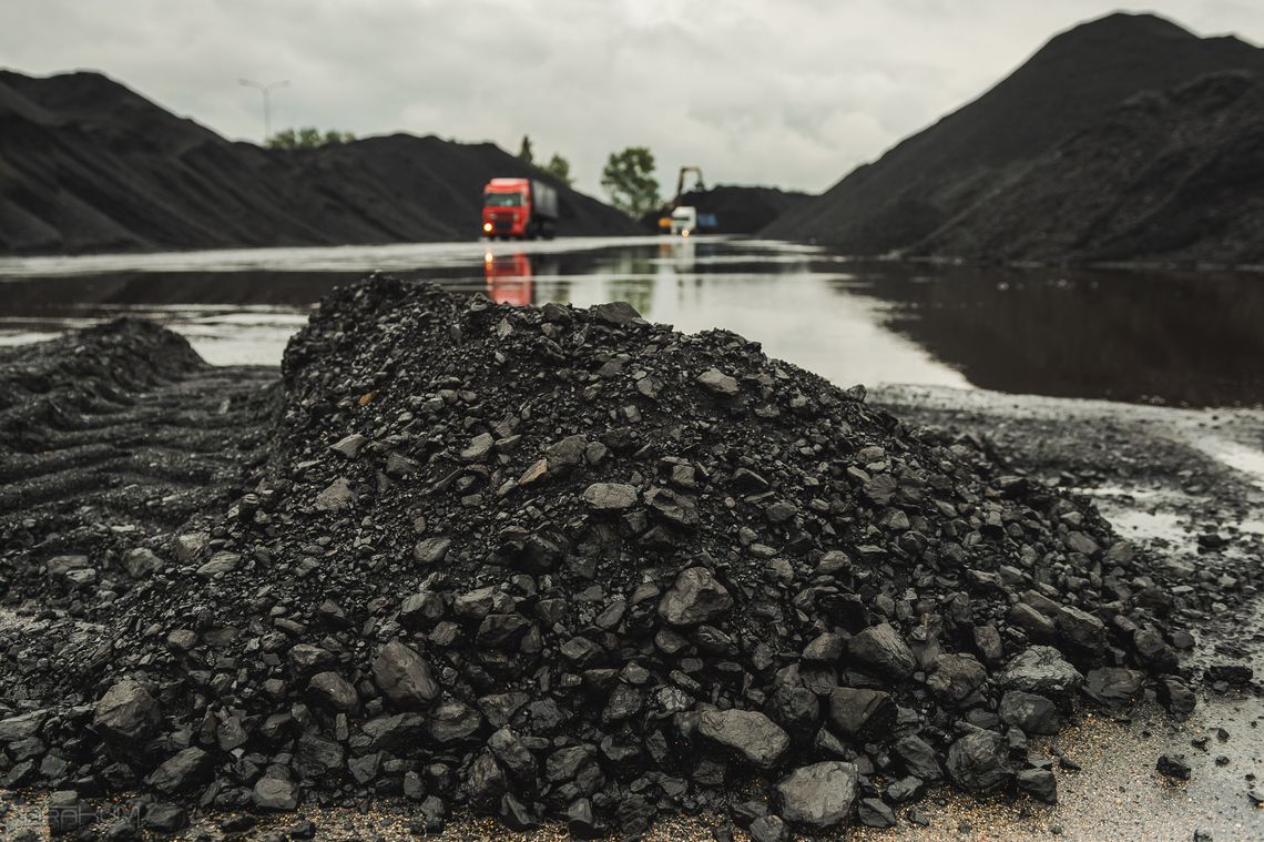 rozładunek węgla z Kolumbii w Porcie Gdańsk