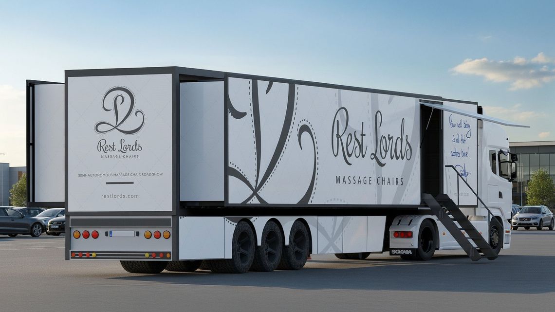 R-ShowRoad – mobilny salon wystawowy foteli masujących odwiedzi największe polskie miasta