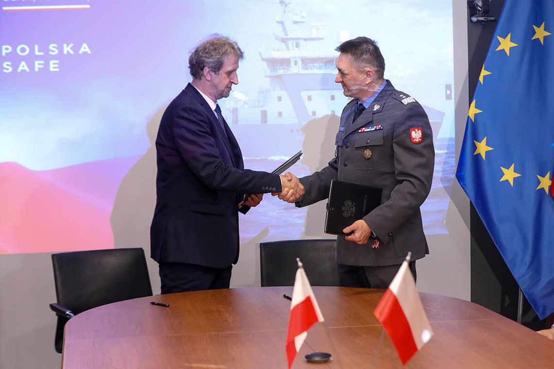 Remontowa Shipbuilding zbuduje dwa okręty hydrograficzne dla polskiego wojska podpisanie umowy w stoczni Remontowa Shipbuilding na dwa okręty hydrograficzne dla Marynarki Wojennej