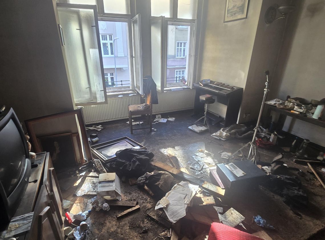 Rodzina ze Słupska zbiera pieniądze na remont mieszkania po pożarze