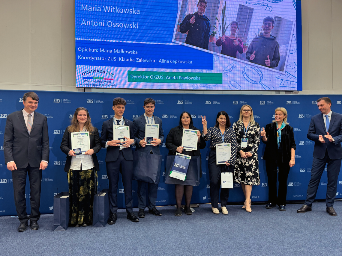 Rozbili bank! Uczniowie z Gdyni najlepsi w Polsce w olimpiadzie ZUS