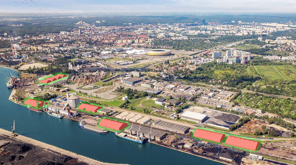 terminal zbożowy po przebudowie, Port Gdańsk