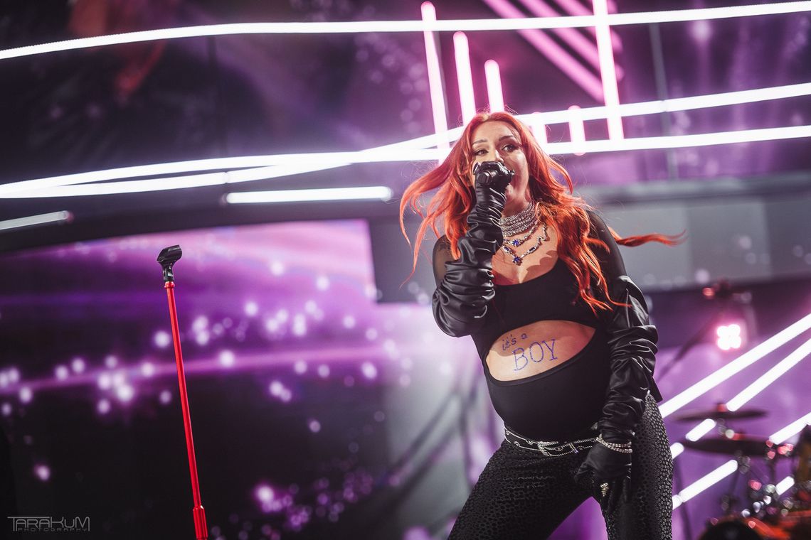 "Ruda" z Red Lips zdradziła na festiwalu w Sopocie płeć swojego dziecka