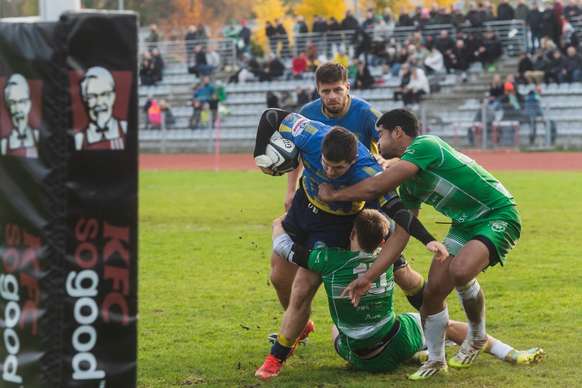 Rugby. Ogniwo pokonało mistrza. W derbach górą Lechia