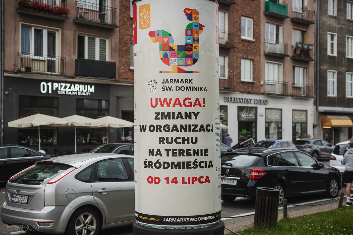 Jarmark Świętego Dominika 2025 w Gdańsku, budowa