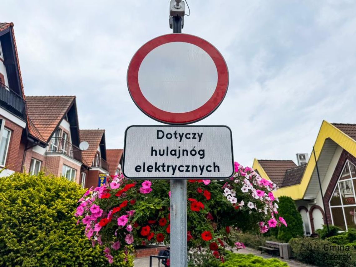 zakaz ruchu dla hulajnów eletrycznych