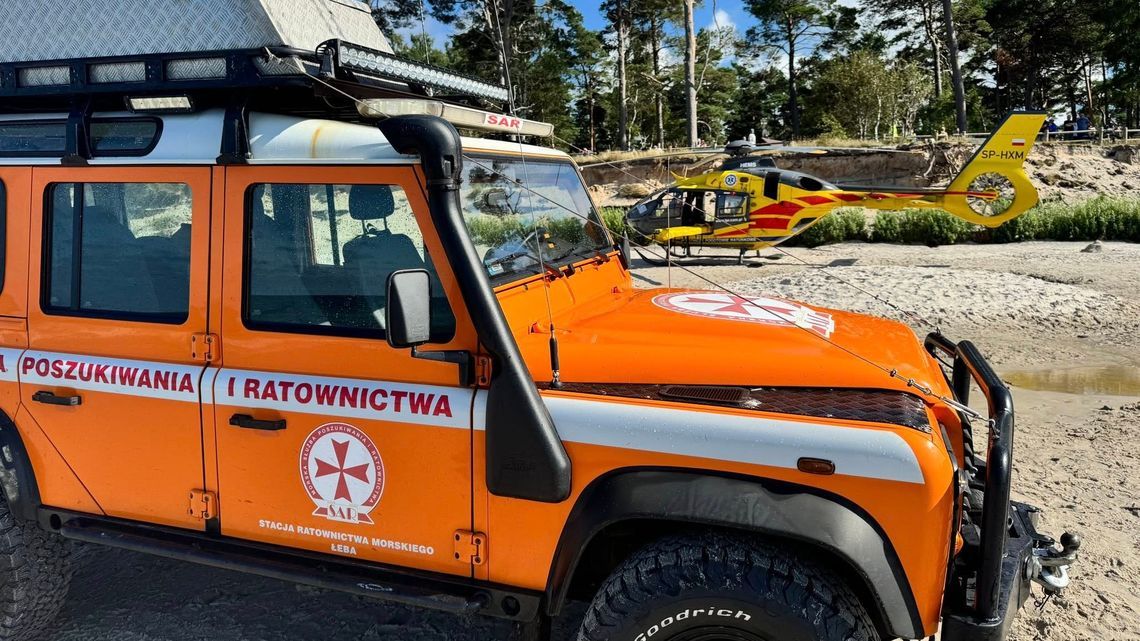 Tragedia w Stegnie! Ojciec utonął, ratując dwie córki