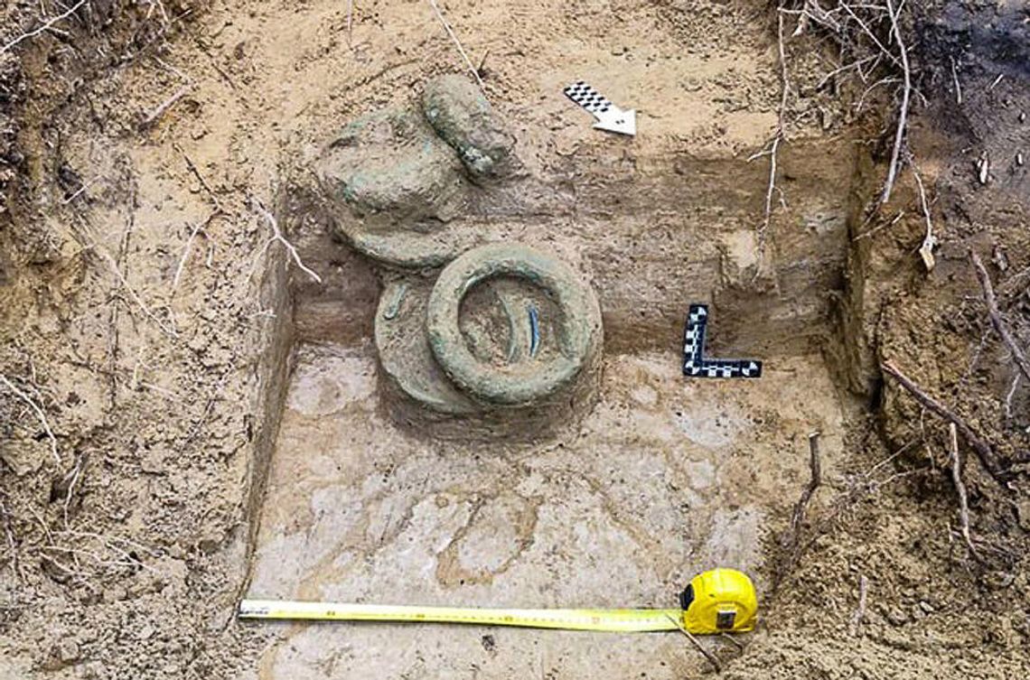 Sensacyjne znalezisko na Pomorzu! Odkryto skarb z epoki żelaza skarb z epoki żelaza odnaleziony w Nadleśnictwie Gdańsk