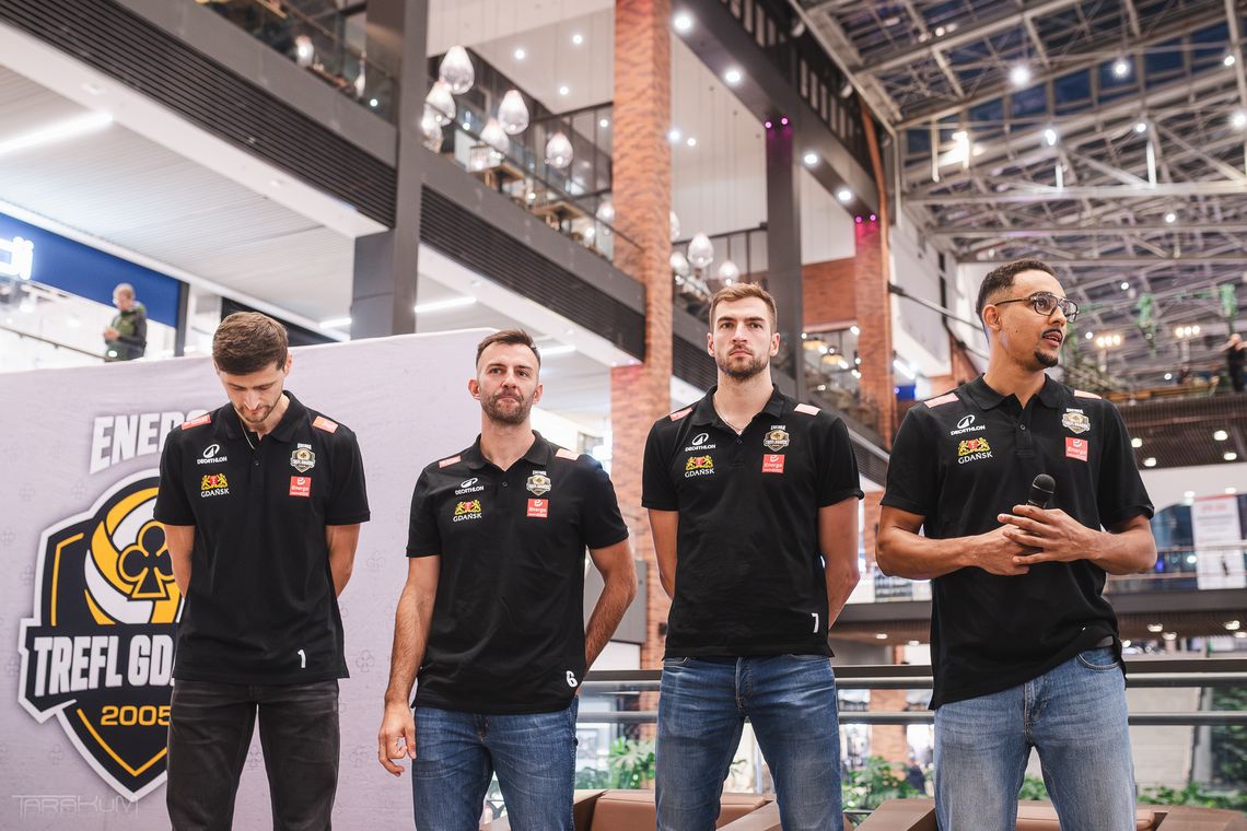 Siatkarze Energi Trefla Gdańsk zaprezentowali się w Forum przed startem sezonu