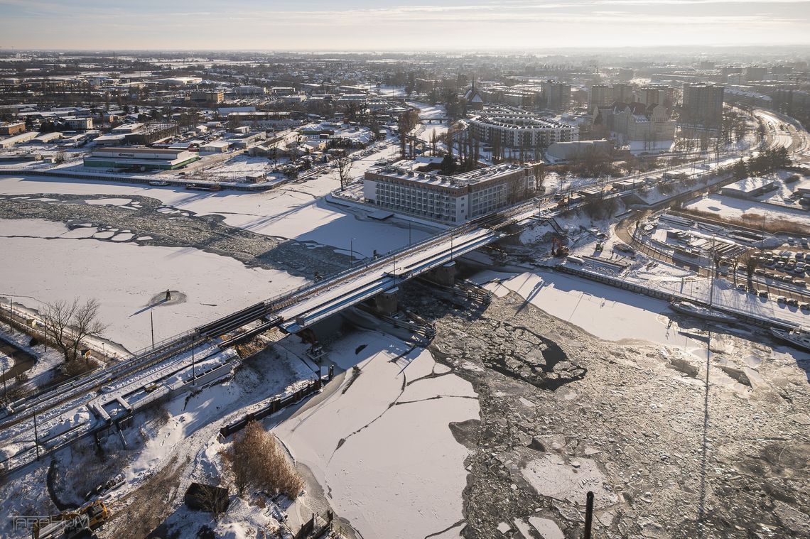 Silne mrozy wstrzymują cześć inwestycji w Gdańsku. Prace czasowo przerwane