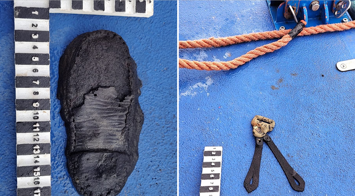 Skarby z dna Bałtyku. Archeolodzy zeszli do XIX-wiecznego wraku Nurek podczas badania wraku