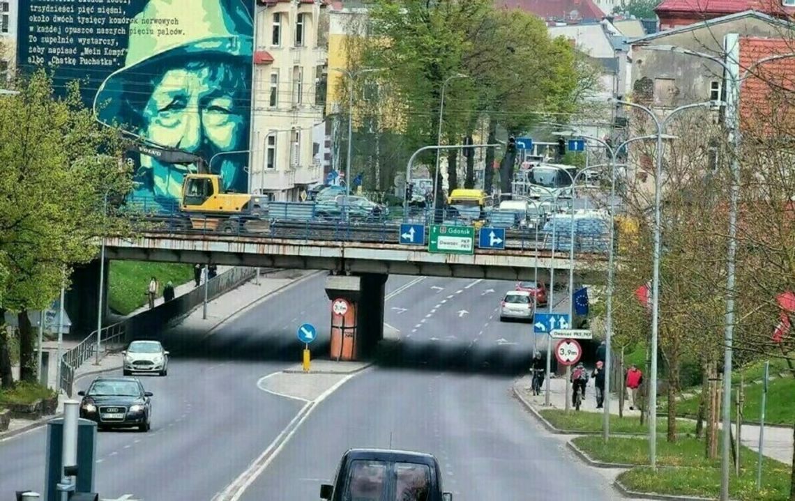 wiadukt w Słupsku