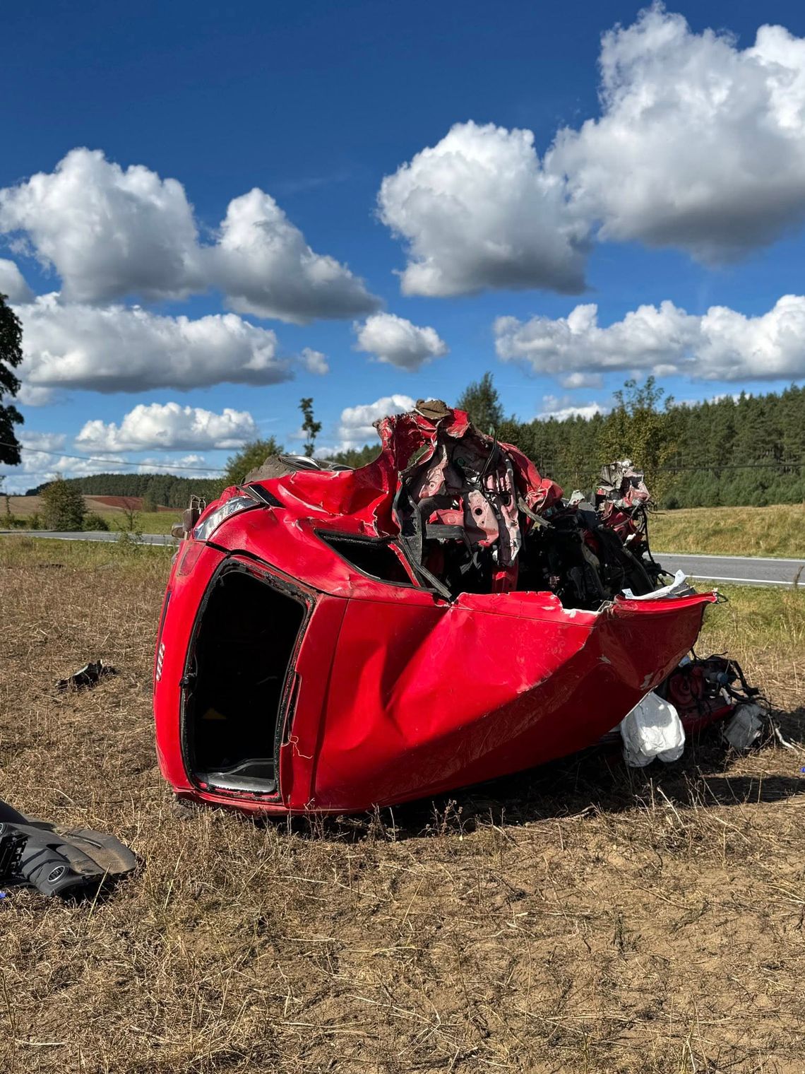 śmiertelny wypadek pod Czarną Dąbrówką