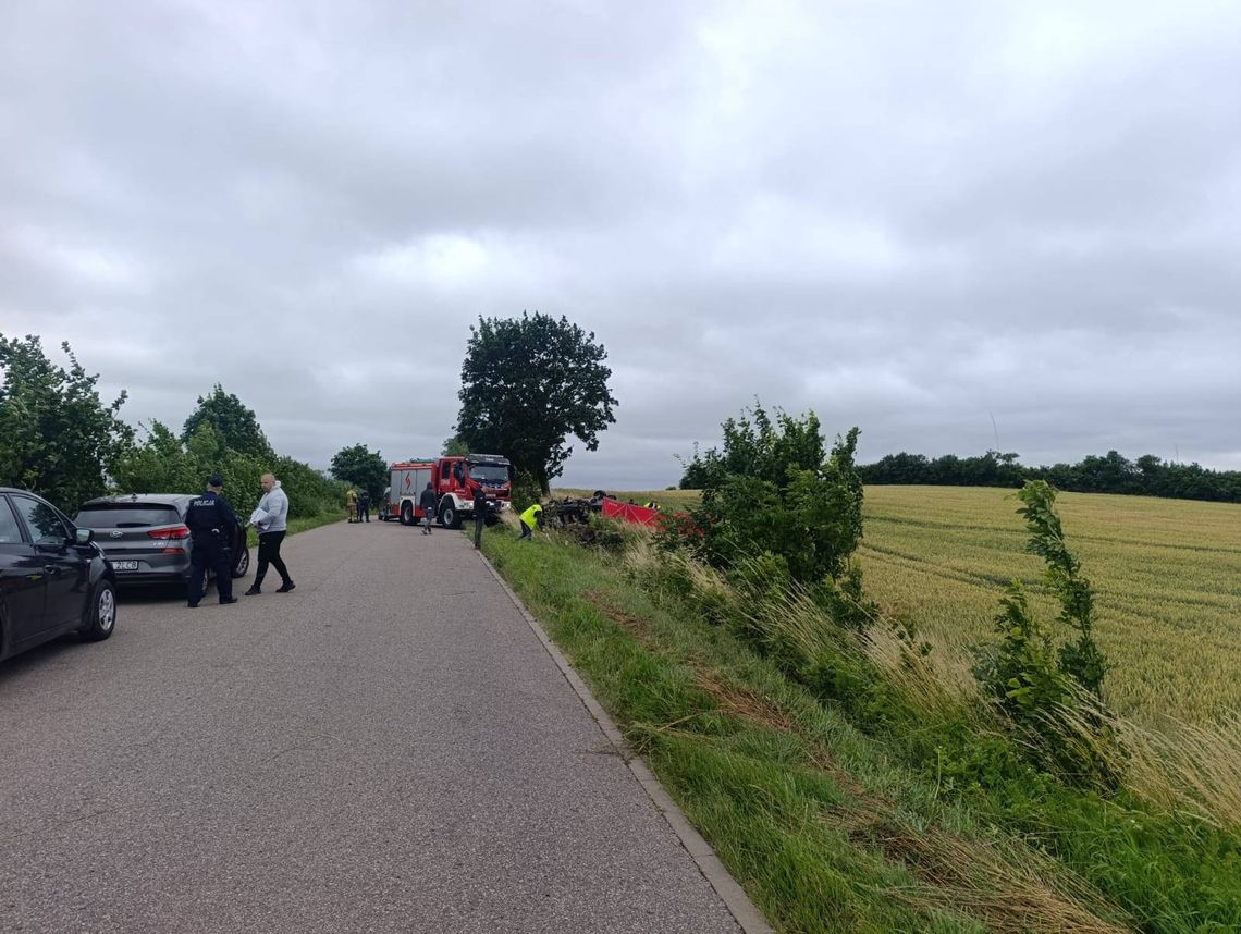 Śmiertelny wypadek pod Sztumem, nie żyją 4 osoby. Jest śledztwo śmiertelny wypadek, Postolin