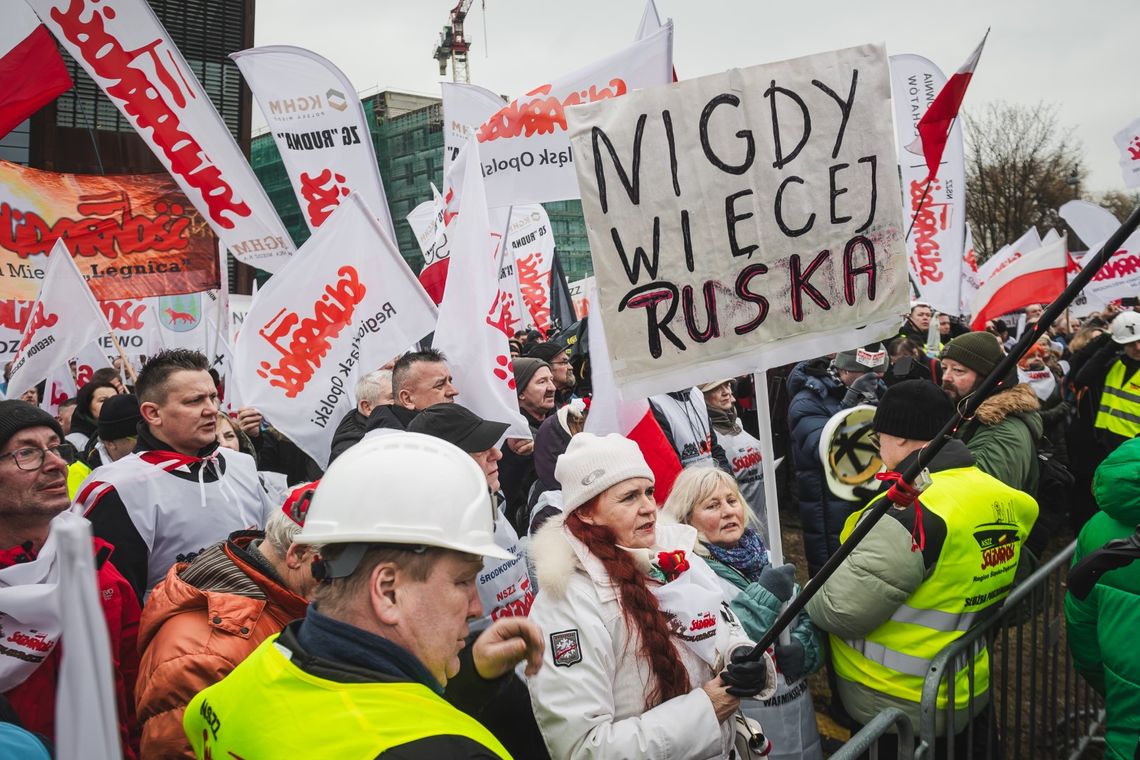 Solidarność, Zielony Ład, protest w Gdańsku