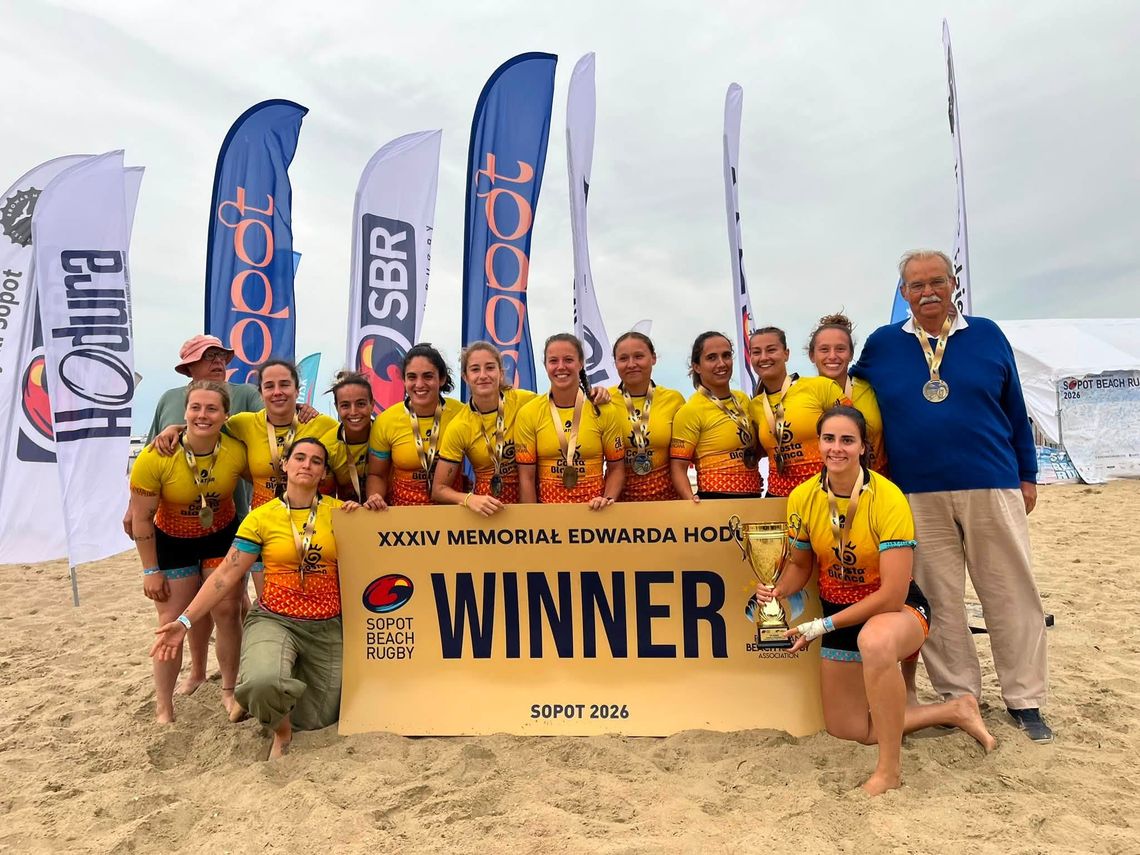 Sopot Beach Rugby - Hiszpanki, Włosi i weterani Lechii Gdańsk najlepsi na plaży Sopot Beach Rugby - Hiszpanki, Włosi i weterani Lechii Gdańsk najlepsi na plaży
