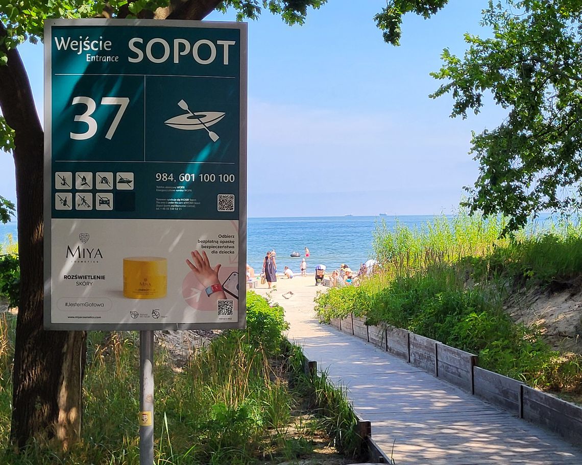 Rewolucja na plażach w Sopocie! Kody QR mają ułatwić życie turystom