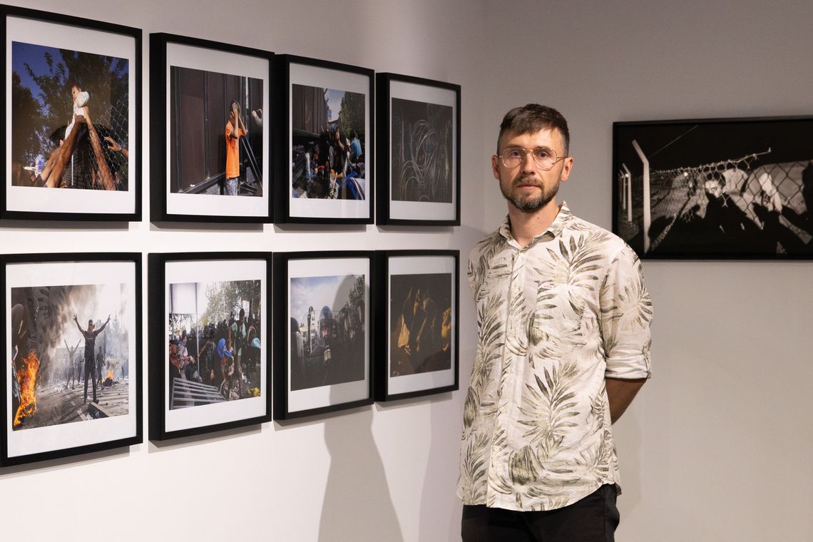 Maciej Moskwa, prace z cyklu Szlak Bałkański i Hasun, wystawa „Gościnności”