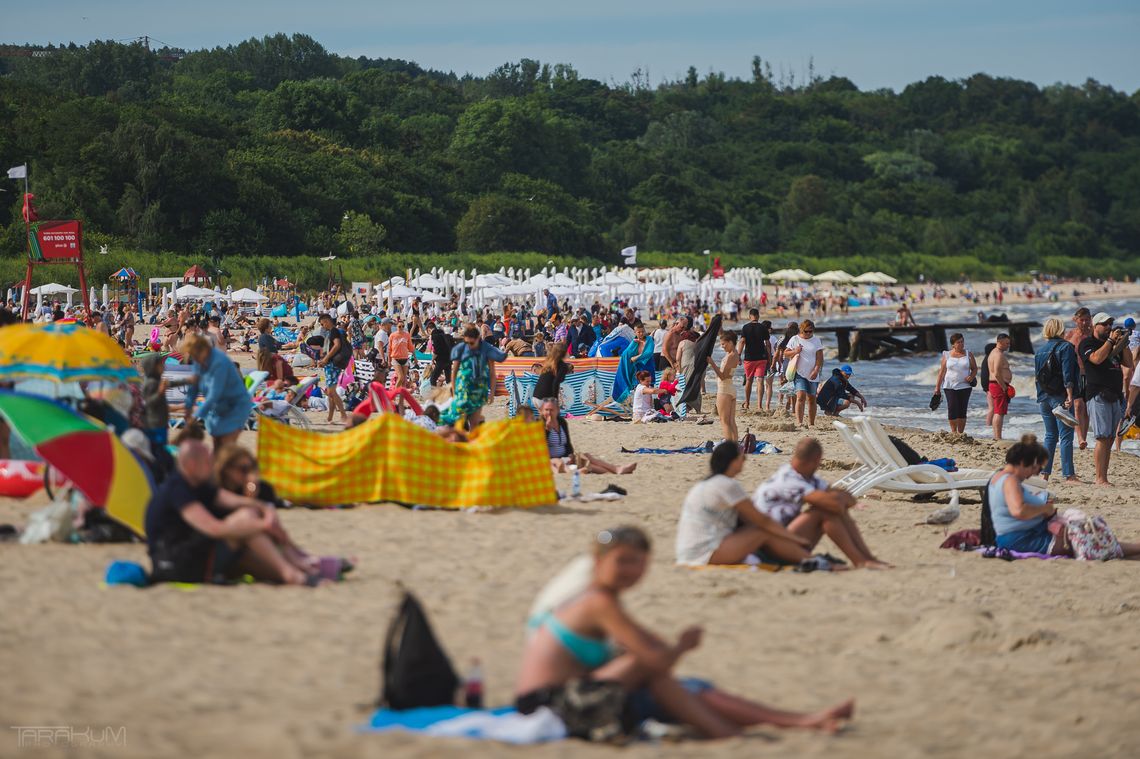 plaża w Sopocie