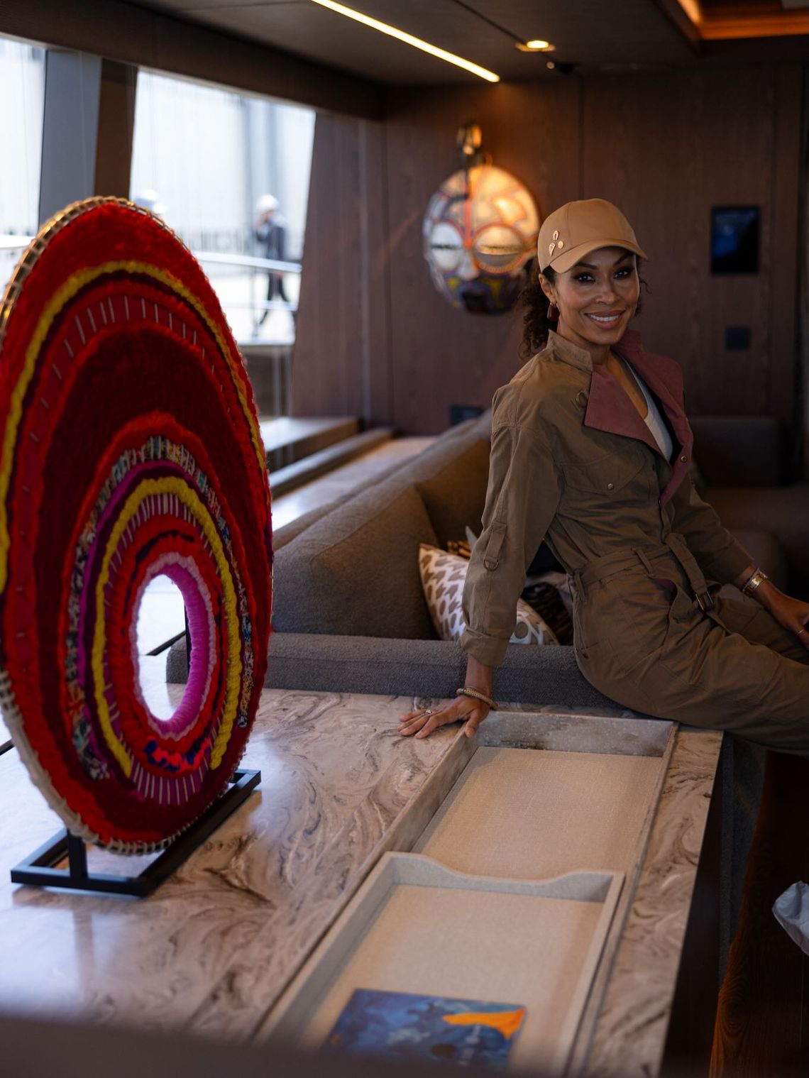 Omenaa Mensah, wodowanie superjachtu Art Cat Asante, Sunreef Yachts, Gdańsk 2026