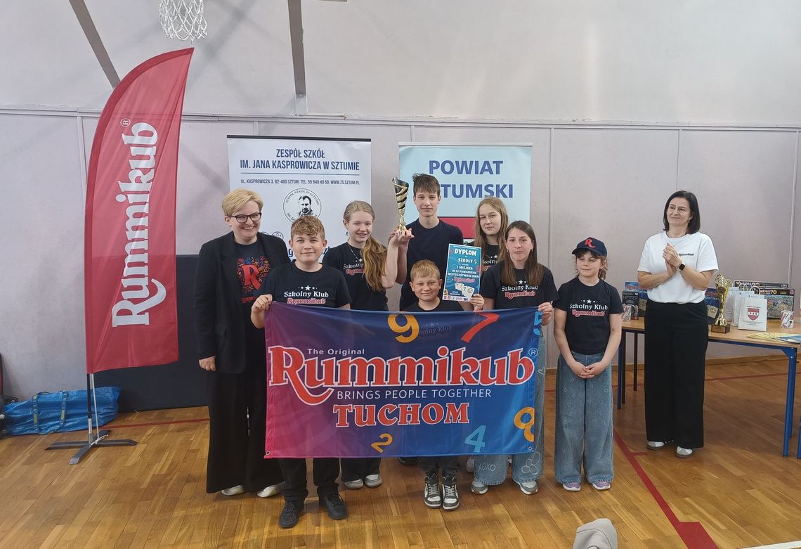 W Rummikub są najlepsi na Pomorzu! Teraz pojadą na mistrzostwa Polski W Rummikub są najlepsi na Pomorzu! Sukces uczniów z Tuchomia