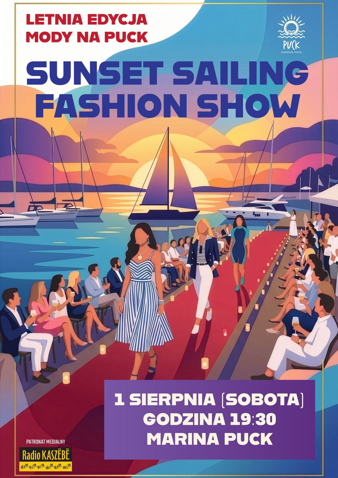 Sunset Sailing Fashion Show – Marina Puck zamieni się w wybieg mody i letnich emocji Sunset Sailing Fashion Show – Marina Puck zamieni się w wybieg mody i letnich emocji