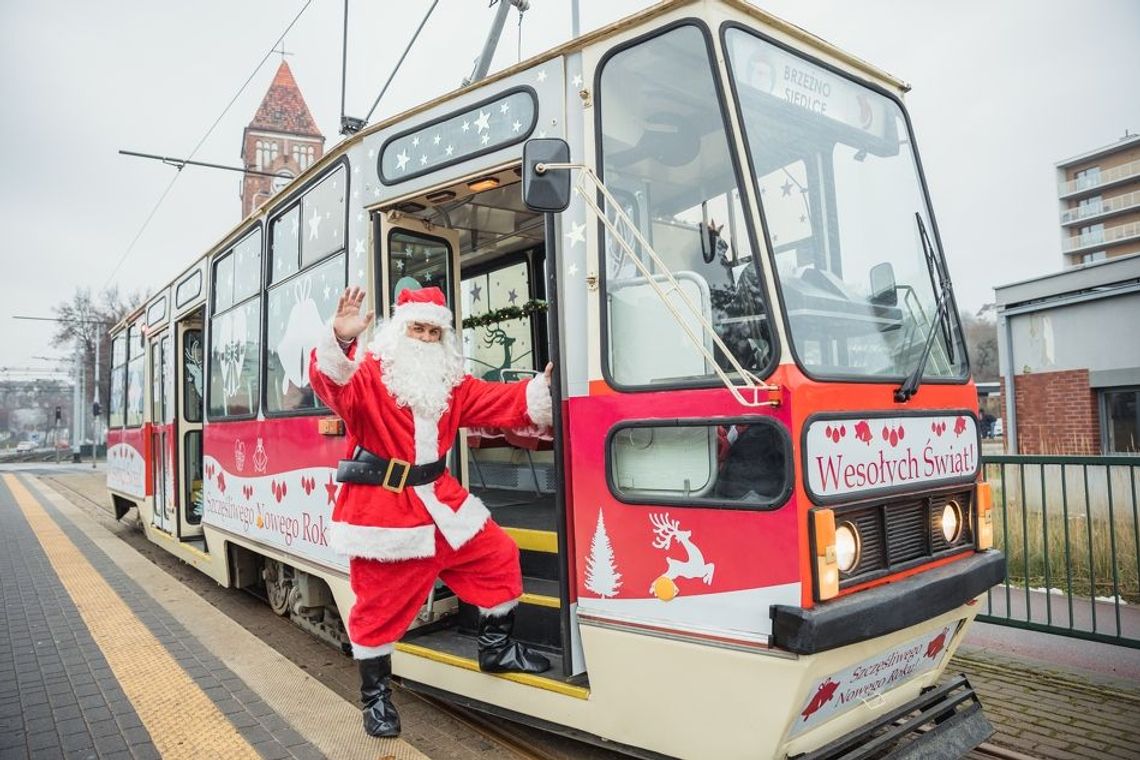 Świąteczny tramwaj kursuje po Gdańsku