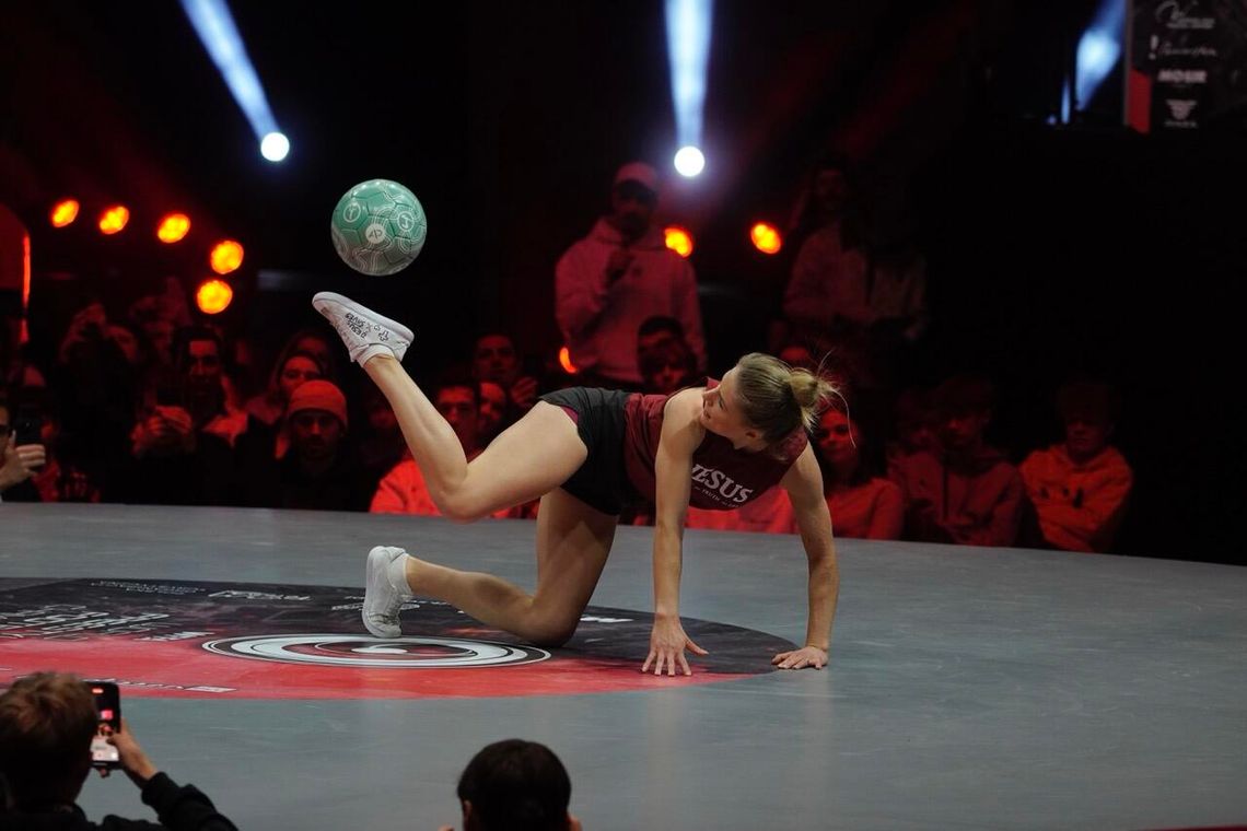 Mistrzostwa Świata we Freestyle Football w Ergo Arenie. Srebro dla Agnieszki Mnich! Agnieszka Mnich, Mistrzostwa Świata we Freestyle Football, Sopot 2025