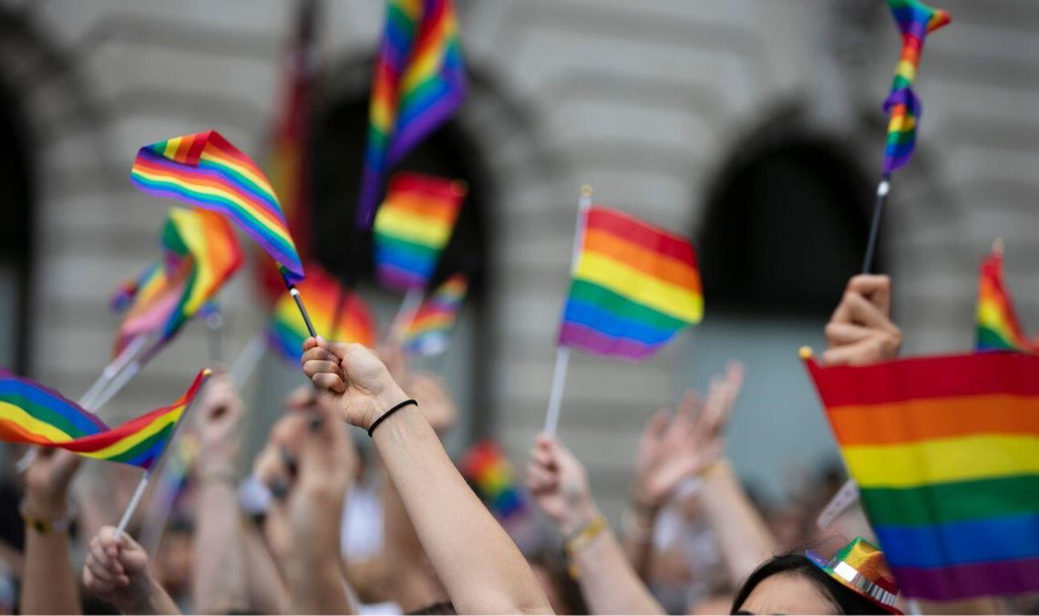 flaga LGBT, zdjęcie ilustracyjne