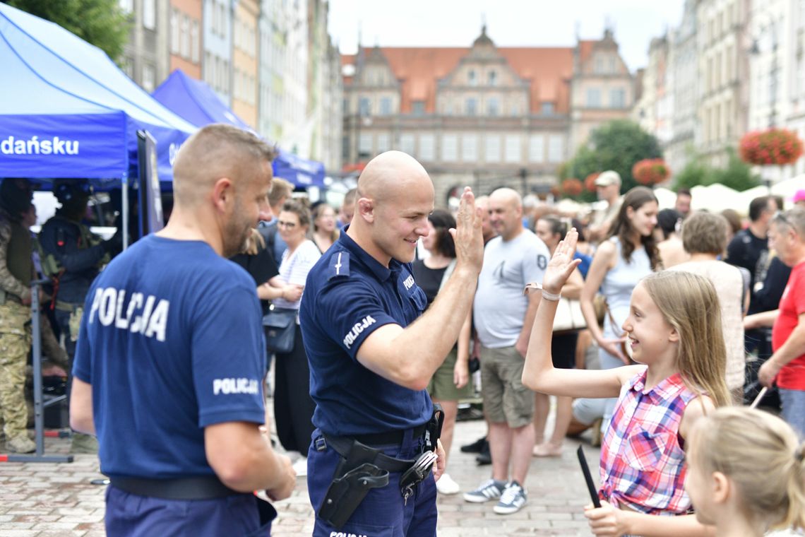 Święto Policji w Gdańsku. Festyn zainteresował mieszkańców i turystów