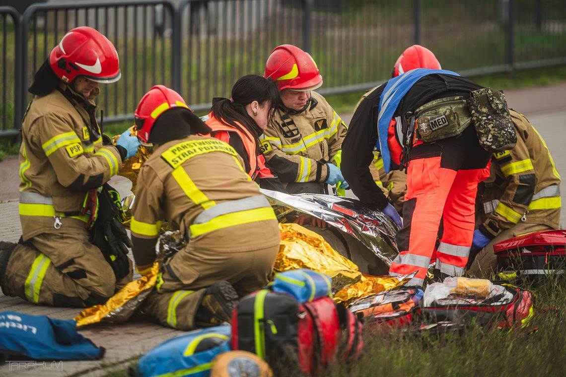 Symulacja katastrofy drogowej między Malborkiem a Sztumem. Będą utrudnienia w ruchu