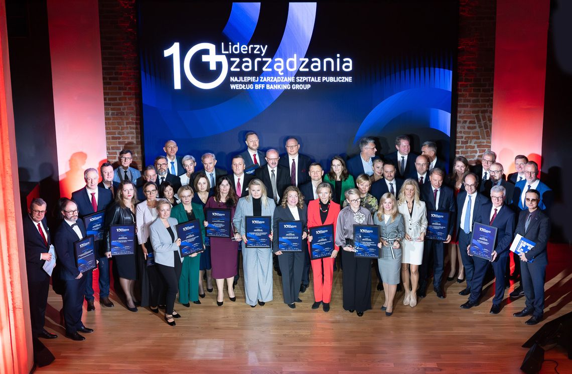 Szpitale z Pomorza wśród najlepiej zarządzanych w Polsce. Ranking BFF 2025 ranking BFF 2025, gala finałowa