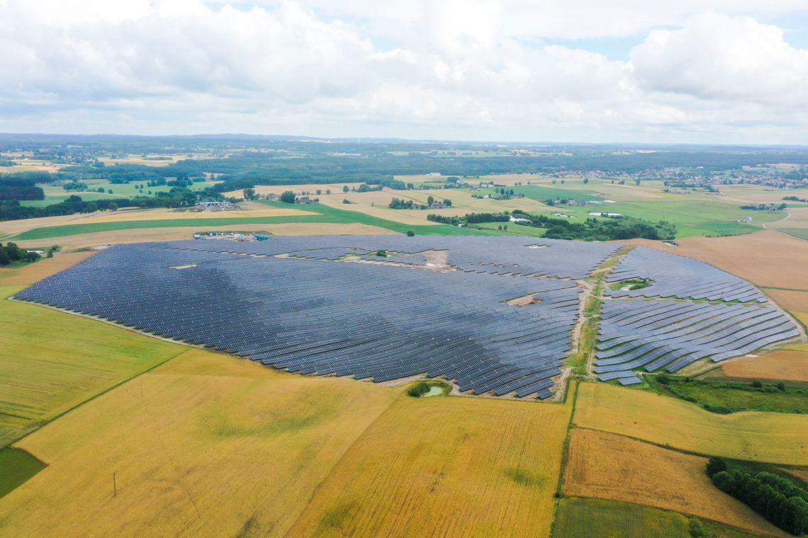 Ta wielka farma fotowoltaiczna na Kaszubach dostarczy prad do 20 tys. domów
