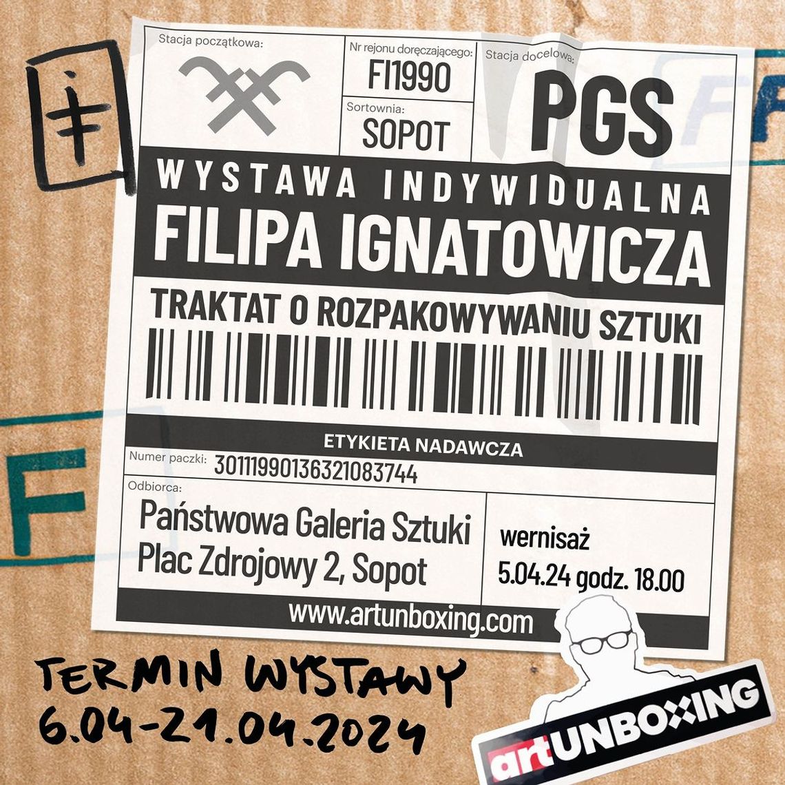 Filip Ignatowicz, wystawa PGS Sopot