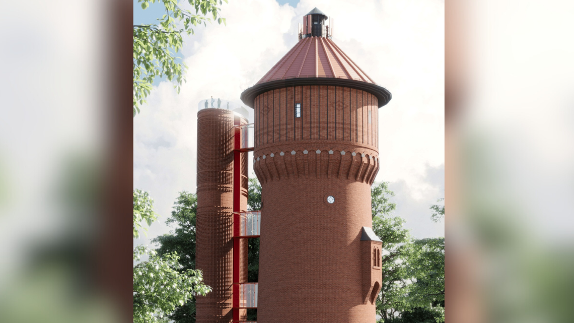 Tczew będzie miał obserwatorium astronomiczne? Tak może wyglądać "nowa" wieża ciśnień
