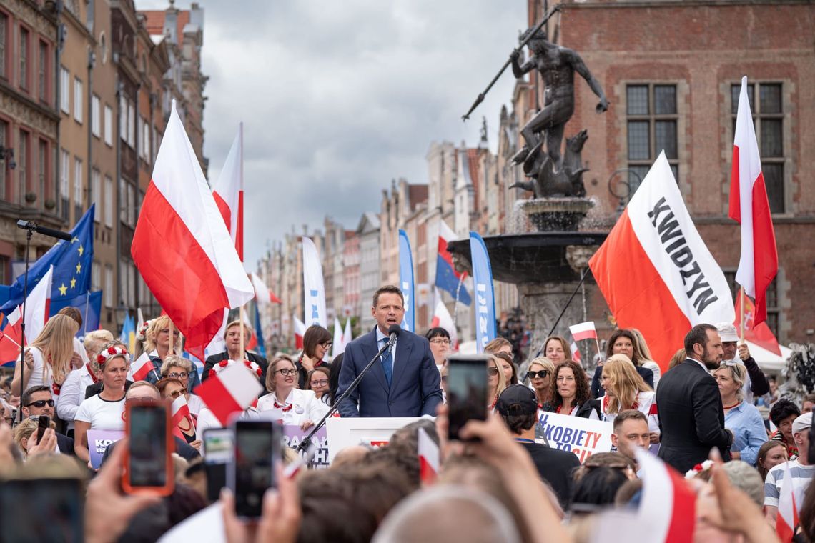 Odbudować wspólnotę. Rafał Trzaskowski kończy kampanię w Gdańsku