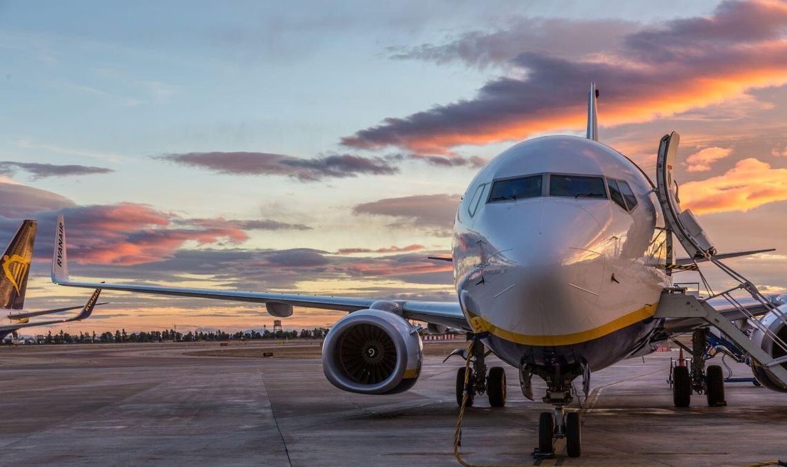 samolot, Ryanair, zdjęcie ilustracyjne