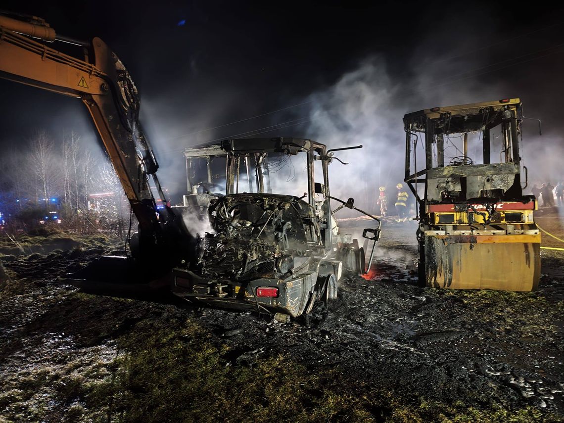 pożar koło budowy elektrowni jądrowej, Słajszewo