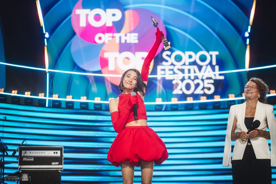 Top of The Top Sopot Festival 2025. Bursztynowy Słowik pofrunął do Carli Fernandes