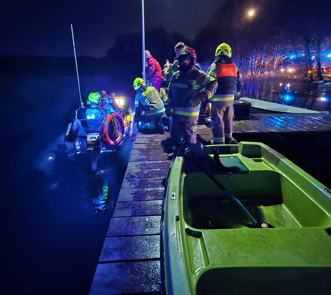 wypadek na jeziorze Salińskim, śmierć dwóch osó na jeziorze Salińskim, OSP Gniewino