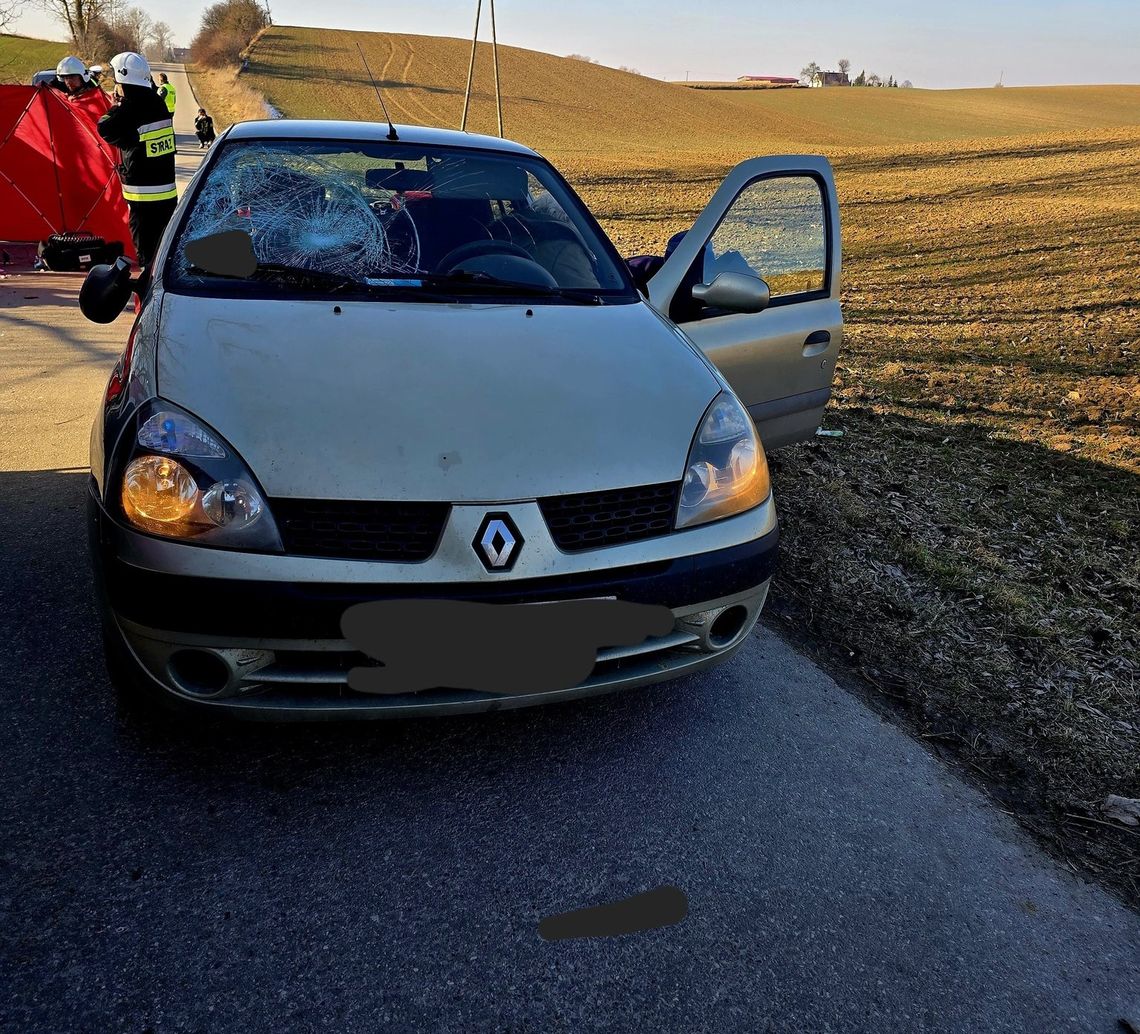 Tragiczny wypadek w gminie Gniew! Pieszy zginął na miejscu