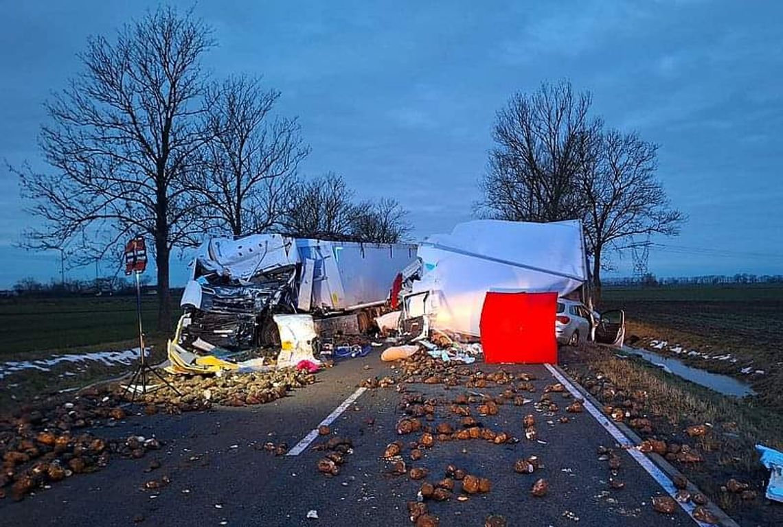 Tragiczny wypadek w Starej Kościelnicy. Nie żyje dwóch kierowców