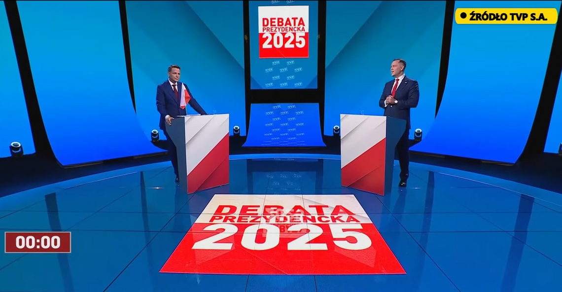Trzaskowski kontra Nawrocki. Tak wyglądała debata kandydatów przed drugą turą