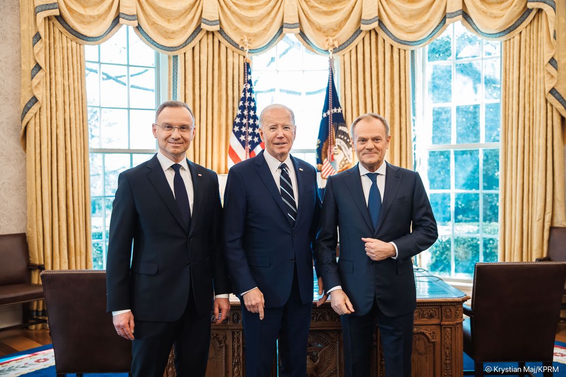 Andrzej Duda Joe Biden Donald Tusk