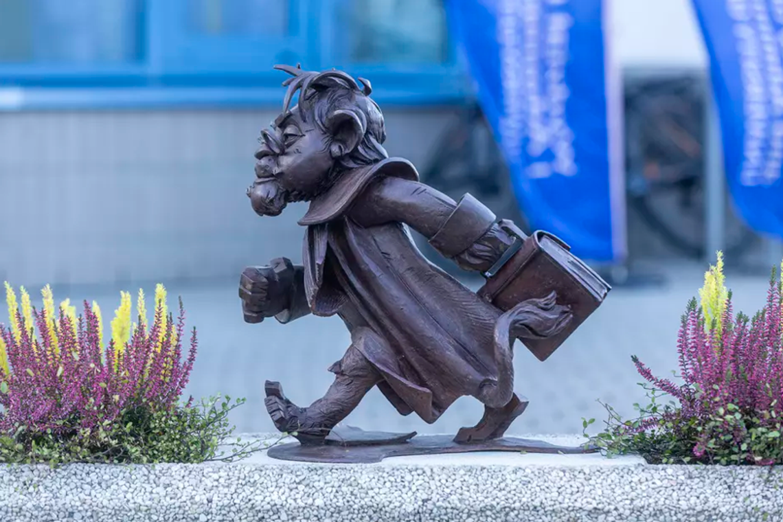 Uniwersytet Gdański ma własnego lwa! Zobacz 18. figurkę na Szlaku Heweliona