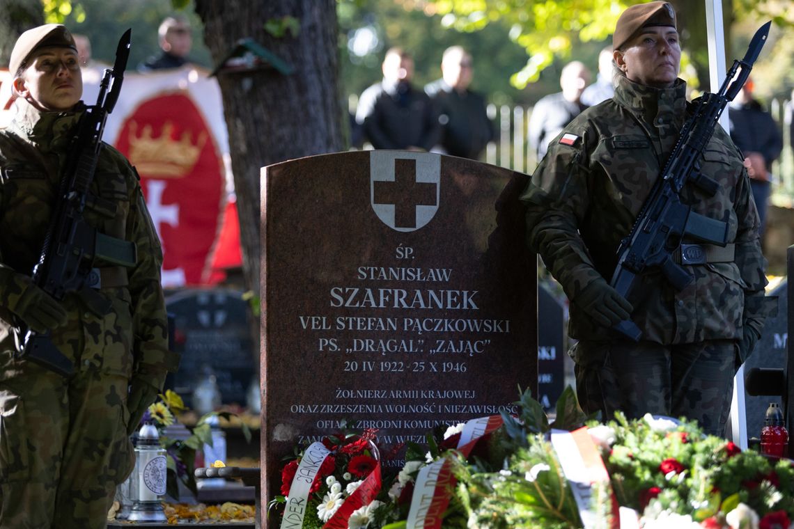 Uroczysty pochówek żołnierza AK. Stanisław Szafranek spoczął obok „Inki" i „Zagończyka" Stanisław Szafranek, IPN Gdańsk, Stanisław Szafranek AK,