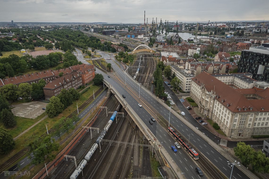 wiadukt Błędnik w Gdańsku