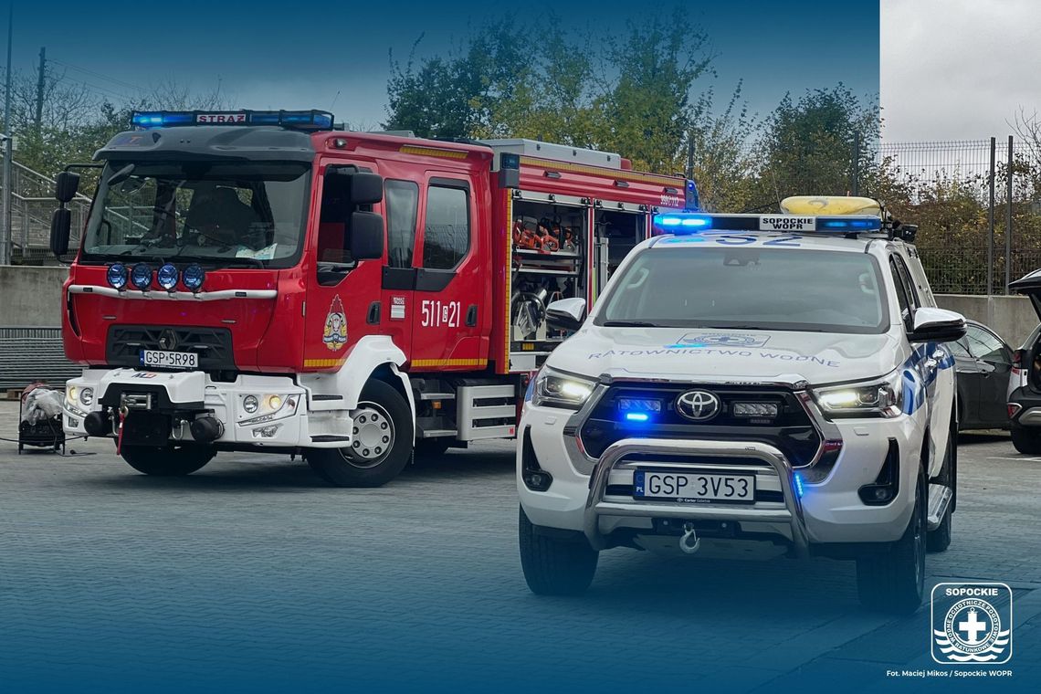 straż pożarna, sopockie WOPR, zdjęcie ilustracyjne