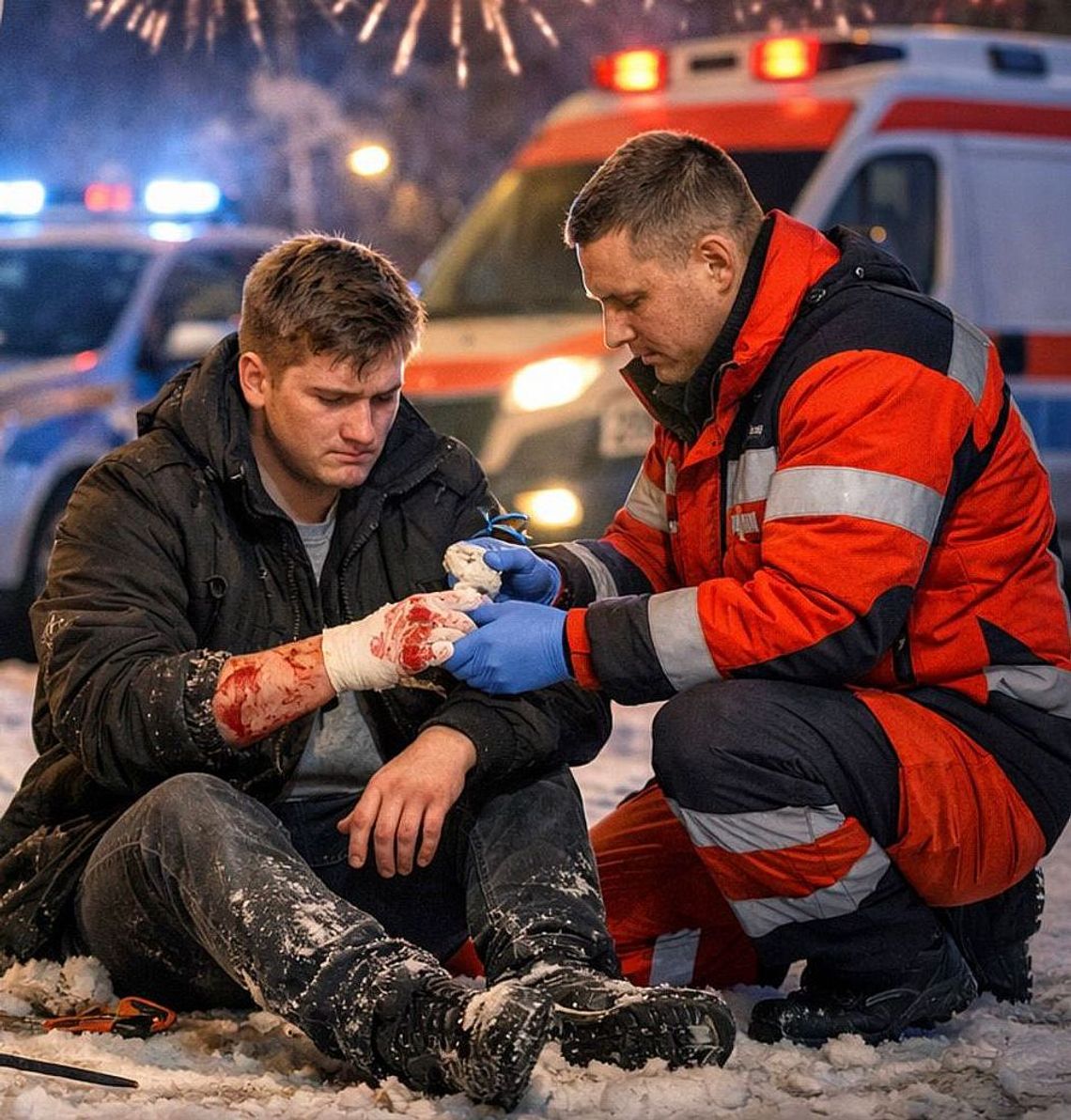 W sylwestra dochodzi do największej liczby wypadków związanych z używaniem fajerwerków! Bawmy się bezpiecznie! W sylwestra dochodzi do największej liczby wypadków związanych z używaniem fajerwerków! Bawmy się bezpiecznie!