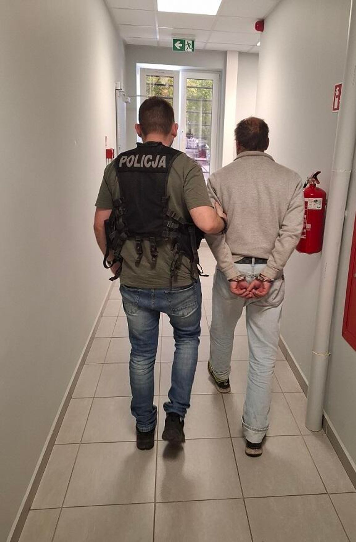 zatrzymanie sprawcy uszkodzenia figury Matki Bożej w Pruszczu Gdańskim